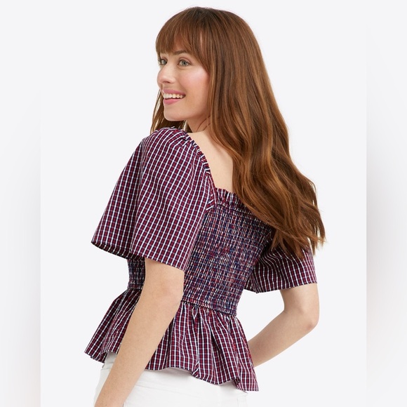 Draper James Deana Smocked Top Size XXL - Picture 3 of 9